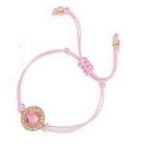 avon energy string bracelet light pink nib